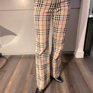 Burberry Beige Vintage Check Trousers